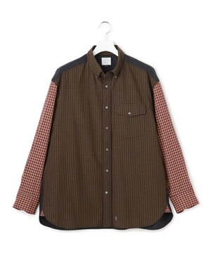  【UNISEX】ミニチェック クレイジーパターンシャツ