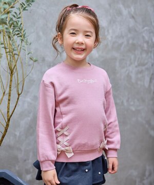  裾レースアップトレーナー