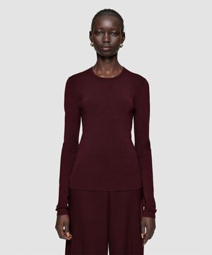  【洗える】シルクストレッチトップ