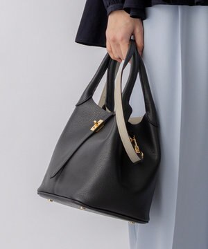  VIOLAd'ORO シュリンクレザー 2WAY ハンドバッグ