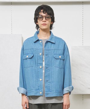  【UNISEX】UNIVERSAL OVERALL × YORK STREET デニムジャケット