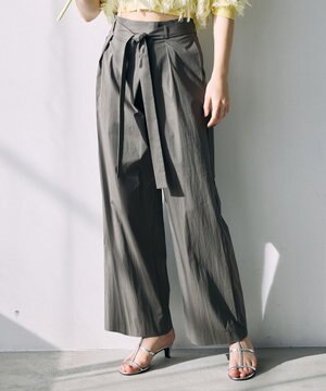  【カトリエムブーケ】Envelopper ワイドストレートラップパンツ