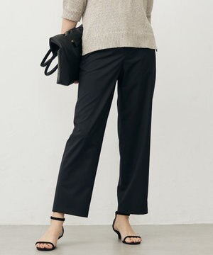 SOFTシャンブレー テーパード パンツ