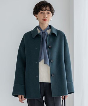 【VERY掲載】MANTECOPure リバー ステンカラーコート