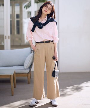  7daysデイリータックワイドパンツ