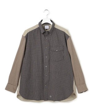  【UNISEX】ミニチェック クレイジーパターンシャツ