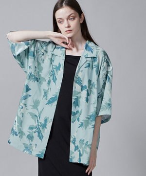  【ユニセックス着用ITEM/MLサイズ展開】トロミアロハシャツ（S）