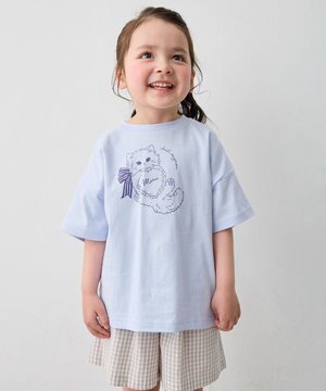  【綿100%/接触冷感】ひんやり オーバーサイズ アニマルTシャツ