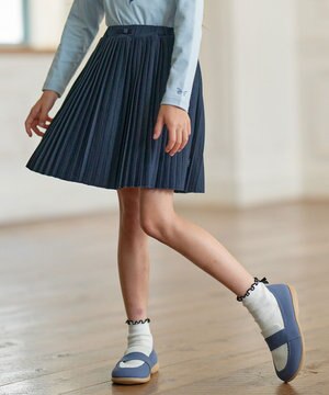  【インパンツ付き】【150-160㎝】ＴＣ天竺プリーツ スカッツ