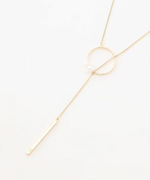  サークルバーパール ネックレス