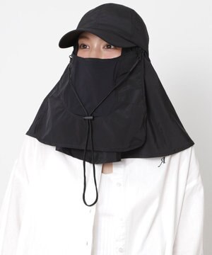  【遮光100％/UVカット100％】フワクール (Fuwacool)  日差しを完全遮断ガードキャップ　遮光100　UV100