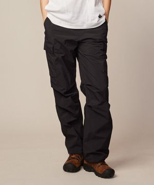 【CREA掲載・レディースシルエット・ECO撥水/抗菌性/軽量】タスランワッシャー クライミングカーゴ パンツ