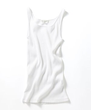 【Oggi6月号掲載/新色追加】オーガニック コットンリブ タンクトップ