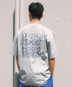 【UVカット・吸水速乾・ストレッチ・軽量 】バンダナバックプリントTシャツ