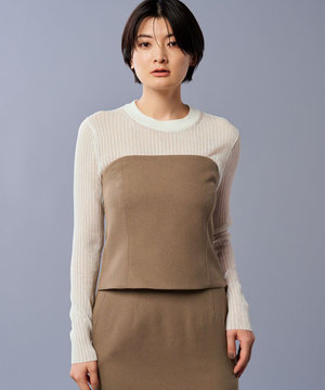 【手洗い可】グラシエウォーム ビスチェ(uncrave STANDARD)