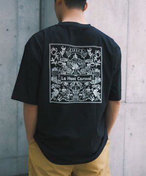 【UVカット・吸水速乾・ストレッチ・軽量 】バンダナバックプリントＴシャツ