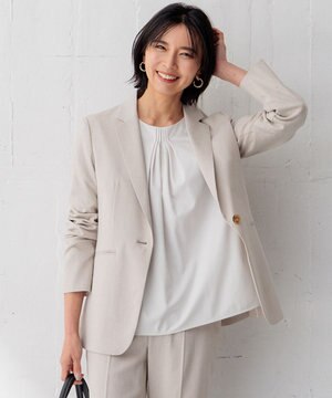  【セットアップ対応】アイアスマットストレッチ テーラード ジャケット