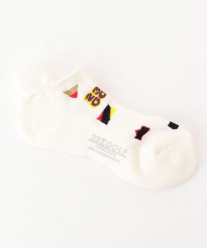  【WOMEN】【日本製】ステッカーモチーフ アンクルソックス