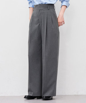 TRツイル ワイドトラウザー