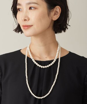  【3way】2連パール ネックレス
