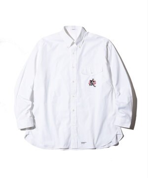  【AaronChang】【UNISEX】バギーフィット オックスフォードシャツ/B.D