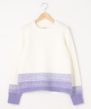 【洗える】グラデーションニット