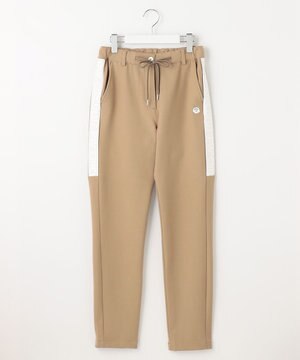  【WOMEN】【洗える/帯電防止/ストレッチ】ロゴ サイドライン パンツ