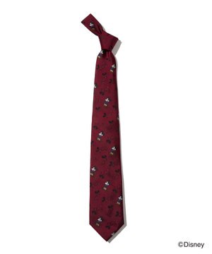  【DISNEY COLLECTION】シルクレップジャガード ネクタイ / ミッキーマウス