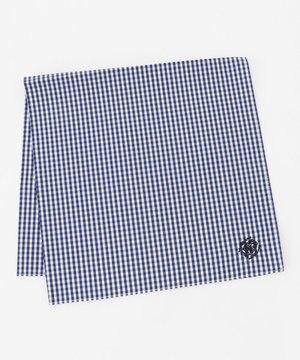  オーバル刺繍ハンカチ/カジュアル