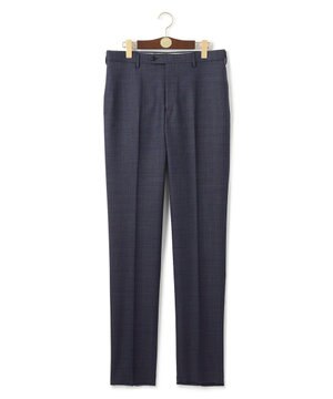  【ストレッチ / ウォッシャブル可】パワーストレッチウール インディゴルック スラックス