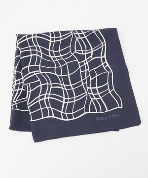  【イタリア製】ジオメトリックパターンチーフ