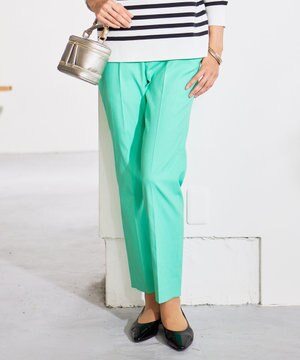  【接触冷感・UVカット・吸水速乾】シェルタリングオックステーパード パンツ