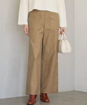 【SLOW/一部店舗限定】ミリタリーボトム ベイカーパンツ