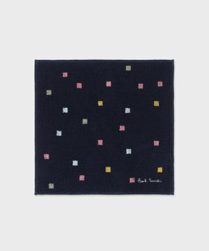  Watercolor Squares ハンカチ