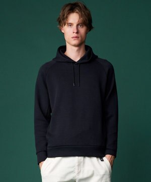  【軽量/ソフト/イージーケア】ソフトダンボール ニット パーカー