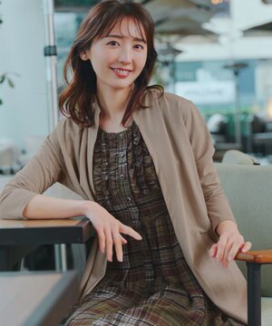  【おのののかさん着用】冷凛(ひやりん)カノコカットソートッパーカーディガン