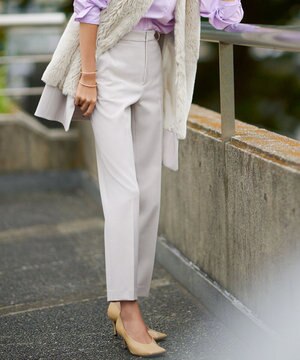 【CLASSY.12月号掲載】TRストレッチギャバ テーパード パンツ