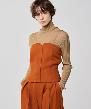 プレーンスーツ ビスチェ(uncrave WHITE)