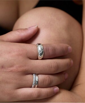  シルバー925 ミングル リング