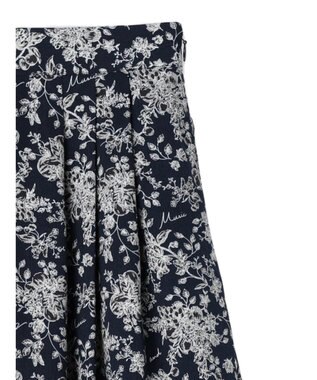 earth music&ecology 隠れリス柄スカート Navy