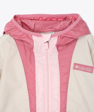 Columbia Columbia/ キッズアイテム/ バックボウルIIフーデッドウィンドブレーカー /コロンビア Dark Stone Rosette Satin Pink