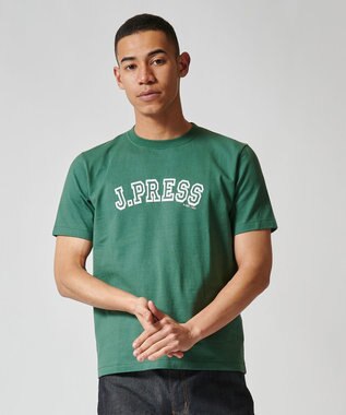 J.PRESS MEN J.PRESS アーチロゴＴシャツ グリーン系