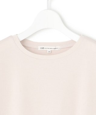 23区 【速乾性/汗じみ防止】半袖 クロップド IT Tシャツ ベージュ系