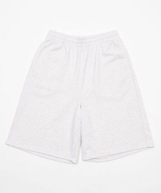WEGO 【ユニセックス着用ITEM/SMサイズ展開/ウエストゴム】スウェットバギーショーツ 杢グレー