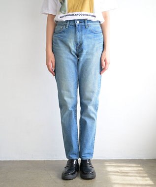 caqu modern tapered 腰回りユッタリ テーパードシルエットデニム 3years