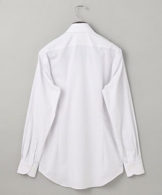 GOTAIRIKU 【形態安定】PREMIUMPLEATS_セミワイドカラー 通年ドレスシャツ（ストライプ） ライトグレーストライプ