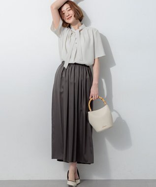 23区 【先行予約】バンブーハンドル 2WAY ミニマル バッグ アイボリー系