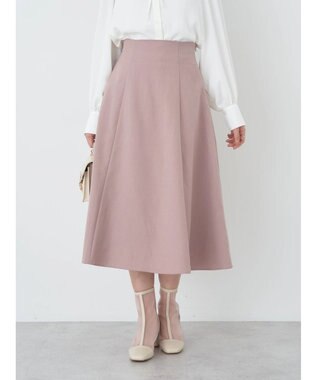 earth music&ecology すきな丈フレアスカート Pink