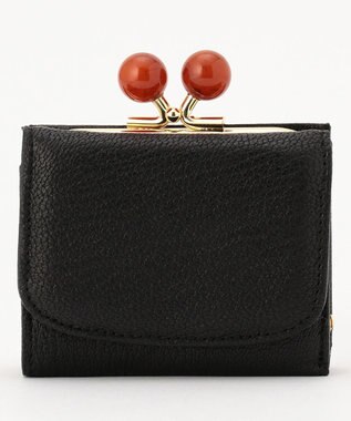 UNBILLION perche アクリル玉三つ折りミニサイフ