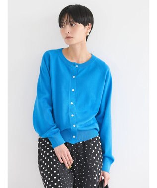 AMERICAN HOLIC ＵＶカットクルーネックニットカーディガン Blue